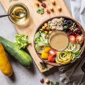 Protein Max Paneer Quinoa Harvest Salad