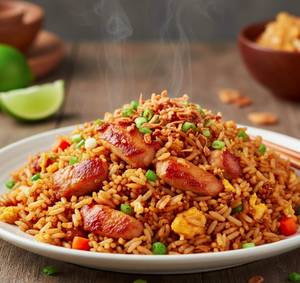 Chicken roast fried rice  [sona]