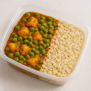 Aloo Matar Rice Meal