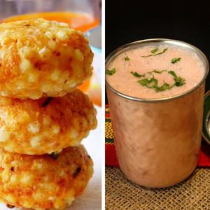 Sabudana Vada ( 2pc ) + Solkhadi