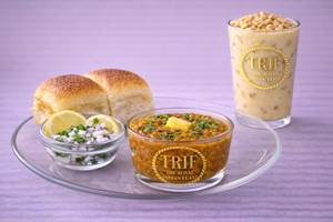 Signature Pav Bhaji & Large Dry Fruit Overload Custard