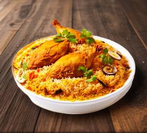 Chicken dum biryani single