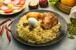 Chicken Egg Biryani [1000 Ml, 200G Chicken, 1 Pc Egg]