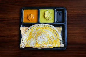 Egg Dosa Chicken Curry