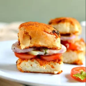 Sandwich Pav Bhaji