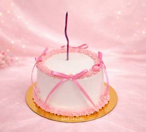 Pink Ribbon Red Vellvet Cake [ 500 Gram ]