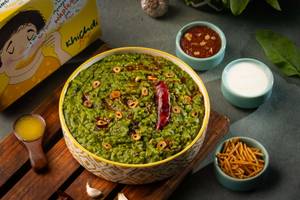 Butter Garlic Palak Khichdi
