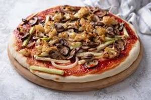 Bbq veg pizza