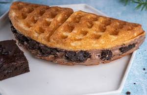 Nutella Brownie Waffle (Full)