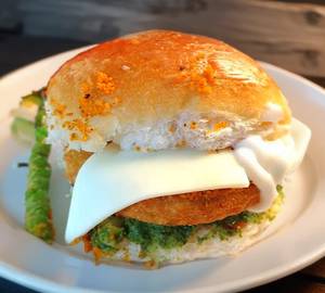 Cheese vada pav