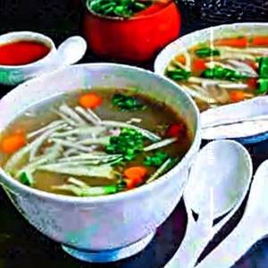Non veg clear soup