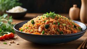 Veg crispy rice