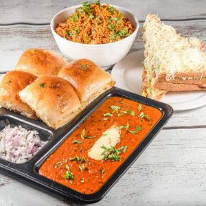 Butter Pav Bhaji [4 Pav]