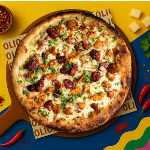 Large Chicken Kingdom Pizza (12 Inch)