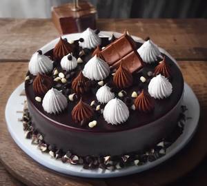 Chocolate choco chips cake