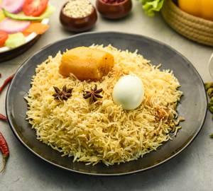 Egg Biryani [750ml peper box-1 Egg]