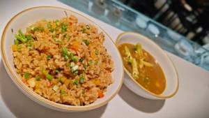 Japanese garlic fried rice