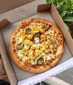 Cheese Jalapeno And Cheese Corn Pizza