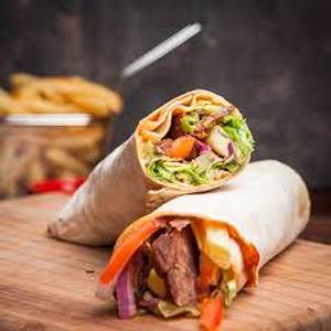 Chilli garlic chicken shawarma