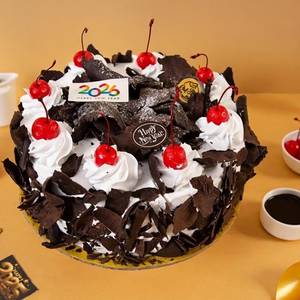 New Year  Black Forest Cake