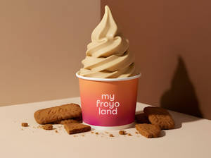 Lotus Biscoff  Frozen Yogurt