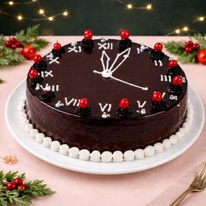 New Year's Midnight Chocolate Cake (500 gm)