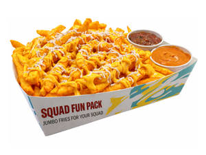 5 Seasoned Fries + 2 Cheese Dips