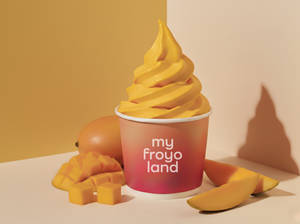 Alphonso Mango Frozen Yogurt