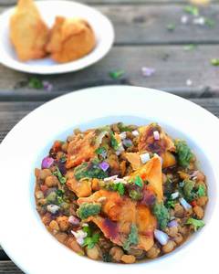 Samosa Tikki Chat