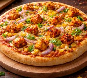 "Tandoori Paneer Corn Pizza"