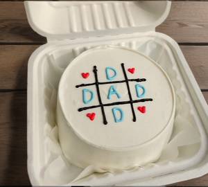D-A-D Love Mini Cake Vanilla (Eggless 250 Grams)