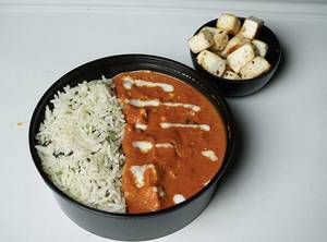 Kadhai Paneer With Rice