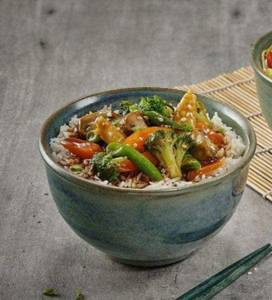 Kung Pao Veg Rice Bowl