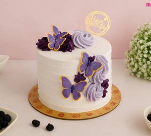 Blueberry Butterfly Cake [1Kg]