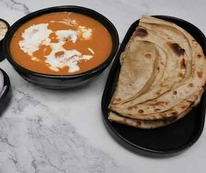 Paneer Butter Masala With Laccha Paratha