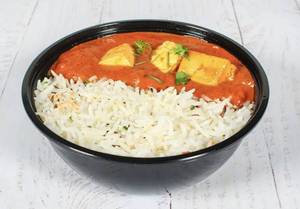 Paneer Butter Masala With Rice