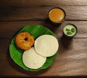 Idli [2 Pcs] Vada [1 Pc]
