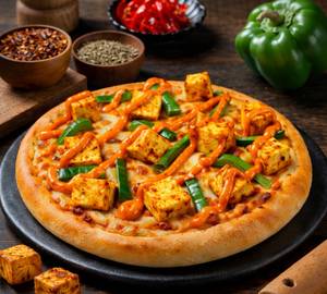 Tandoori paneer pizza