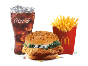 Large EVM McSpicy Chicken Protein Burger