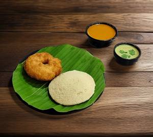 Idli [1 Pc] Vada [1 Pc]