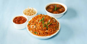 Paneer triple noodles