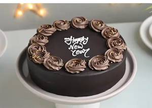 Choco New Year Cake 2026 (500Gm)