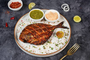 Pomfret Fish BBQ