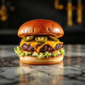 Paneer Jalapeno Burger