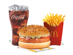 Large EVM Chicken McGrill Protein Burger