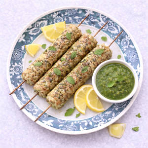 Black Pepper Chicken Sheekh Kebab