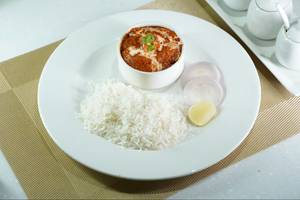 Boneless Butter Chicken With Steamed Rice Combo