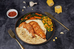 Creamy Garlic Cheesy Chicken Steak