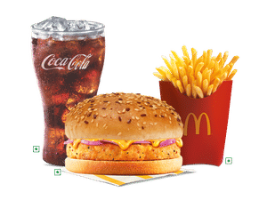 Large EVM Veg Surprise Protein Burger