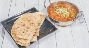 Handi Paneer With Tandori Roti